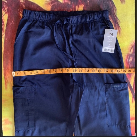 DAGACCI SCRUB PANTS SMALL NAVY NEW WITH TAG - Picture 6 of 11